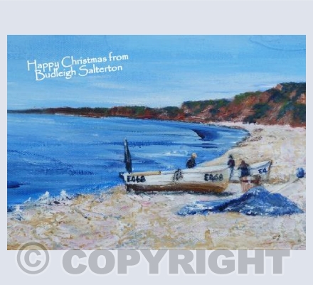 Our Fishermen In Budleigh Salterton at Christmas