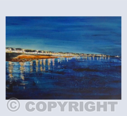 Exmouth Seafront by Night No.1 Devon