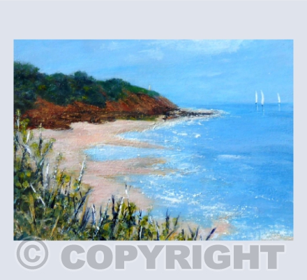 Exmouth Beach towards Orcombe Point
