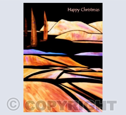 Christmas Sailing at Midnight