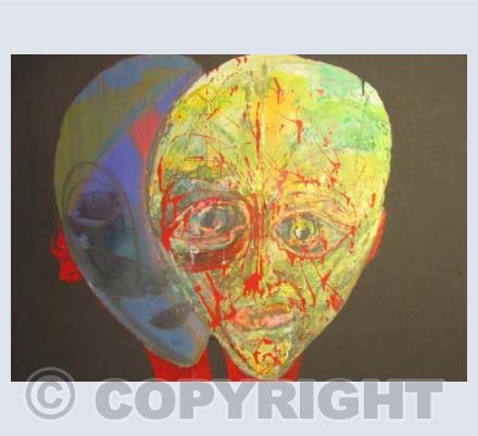 Shapes of Shadow in Two Faces