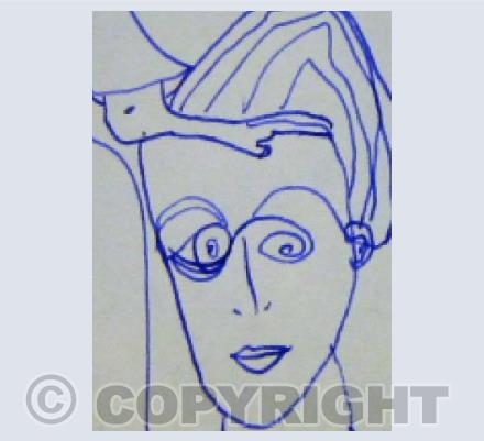 Here We Are Face detail