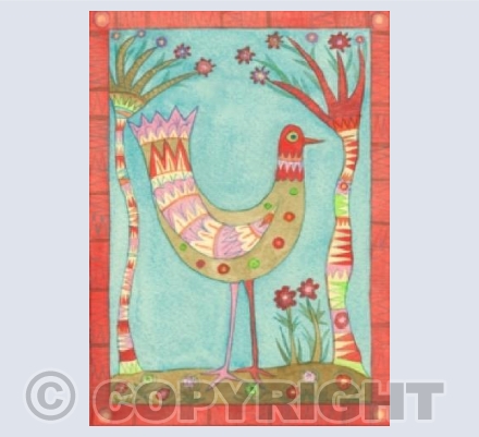 Red Jazzy Bird