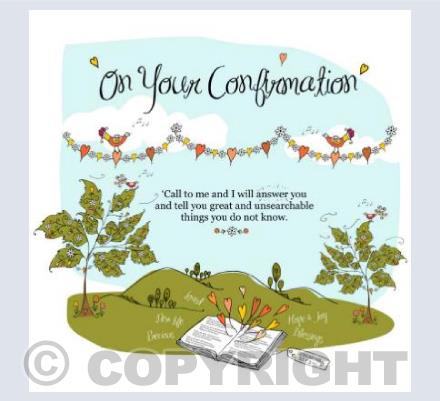 On Your Confirmation Bow