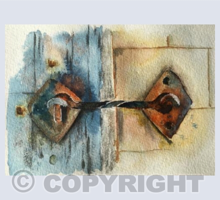 Antique latch