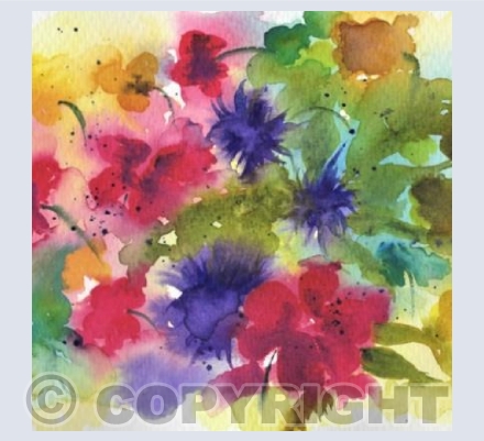 A riot of colour