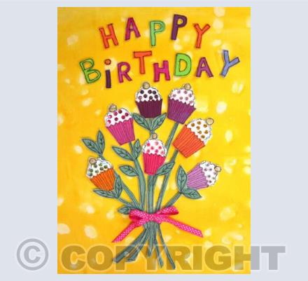Happy Birthday Cupcake Bunch