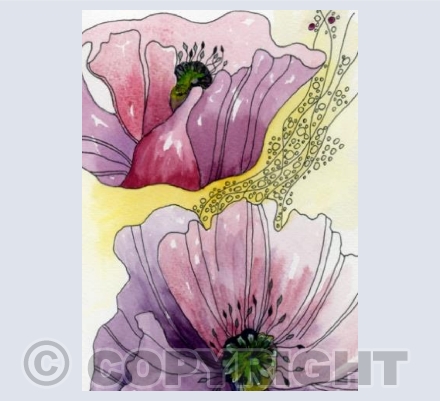 Lilac Poppies
