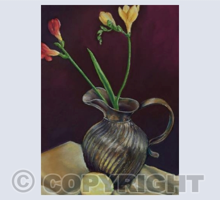 Still Life with Freesias