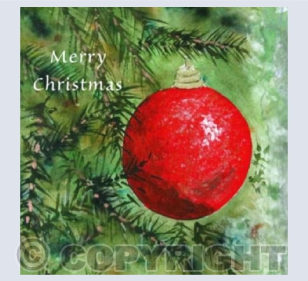 RED BAUBLE