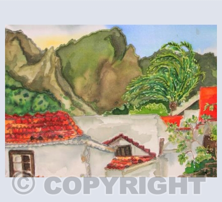 View from the apartment Hermigua