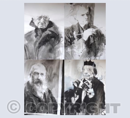 Four Portraits of Artists