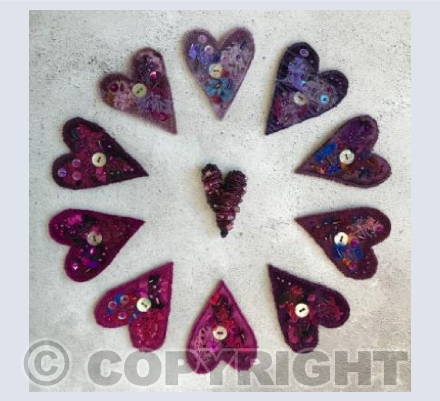 Purple hearts