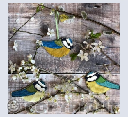 Spring Blue tits