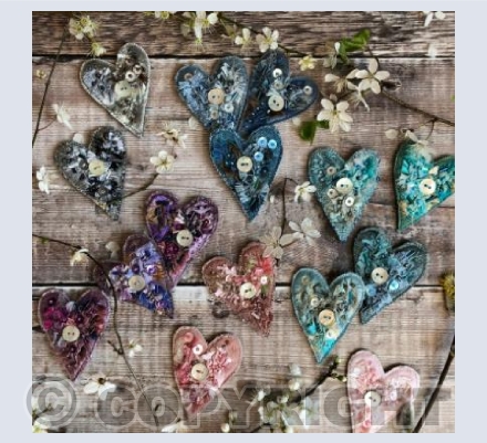 Pastel spring flowers