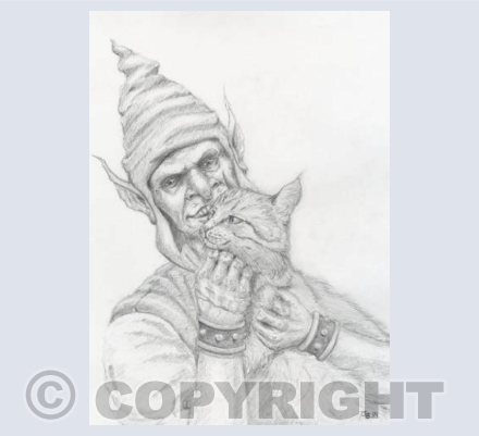 Goblin with Cat