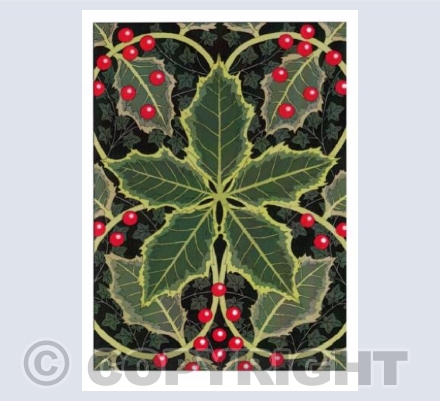 Green Holly Star