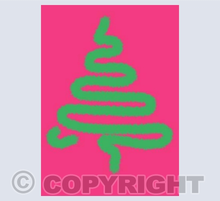 Pink Christmas tree