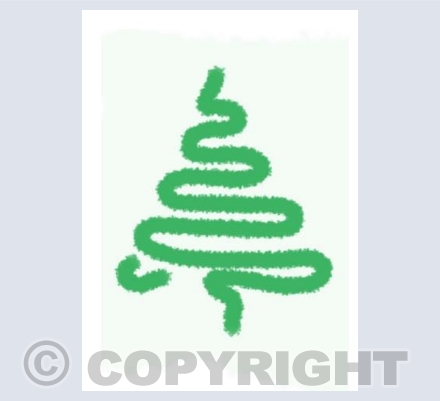 Christmas tree white