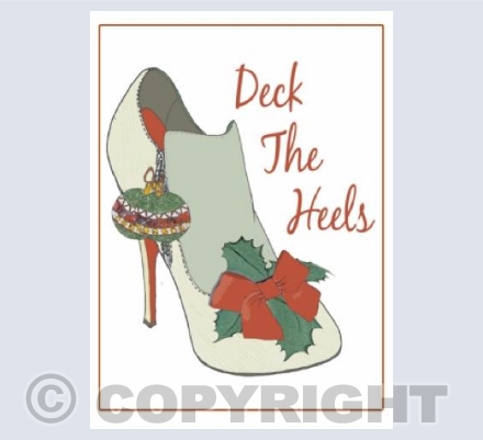 Deck the Heels shoe boot