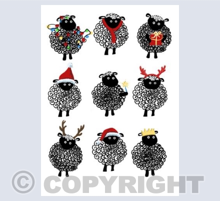 Christmas sheep 