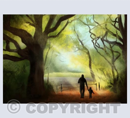 Father and son card