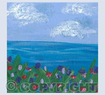 The sea 
