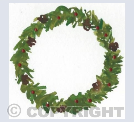Wreath & Cones
