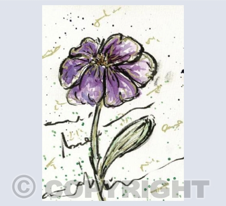 Graffiti Florals #1 