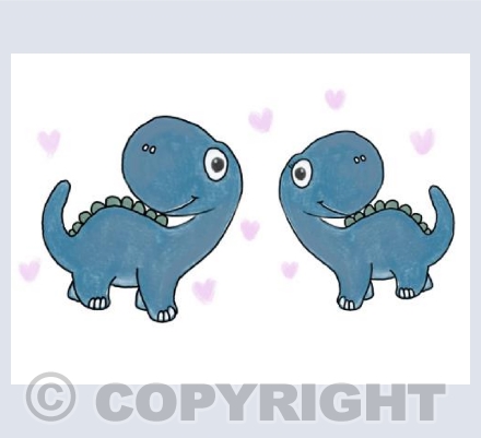 Dinos in love 