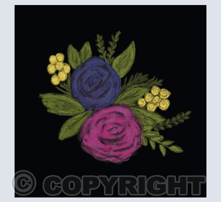 Chalkboard Florals 
