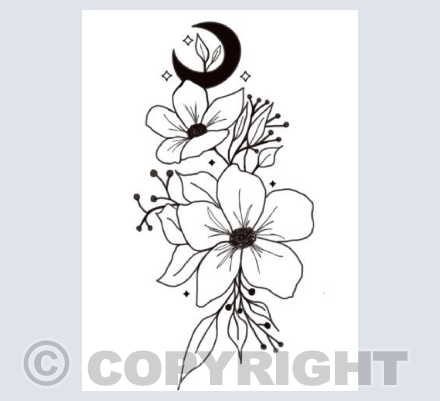 Floral Moon 