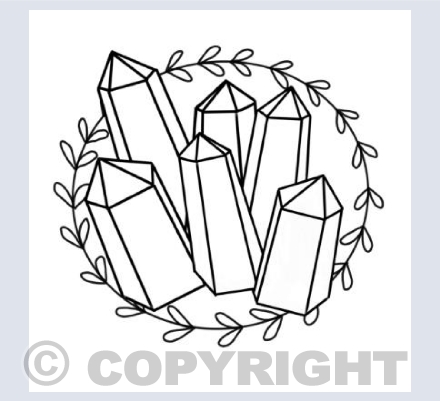 Crystal Line Art 