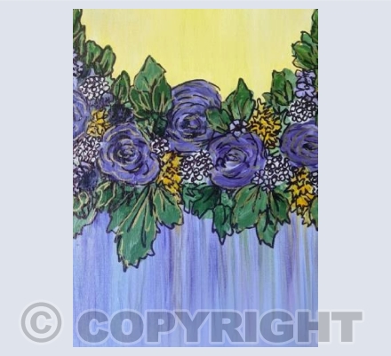 Acrylic Floral #6