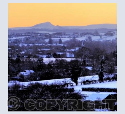 The Skirrid from the Lookout, Dinmore, Herefordshire