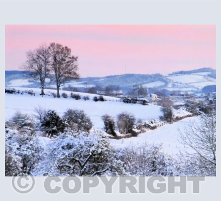 Herefordshire in the snow