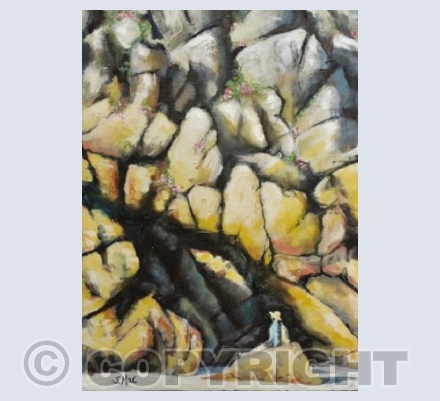 Girl on Rock