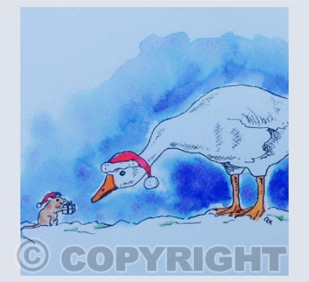 Christmas goose
