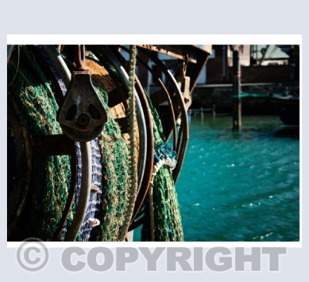 Fishing nets in Weymouth Harbour