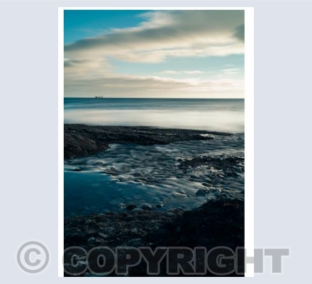 Ship off Weymouth Beach