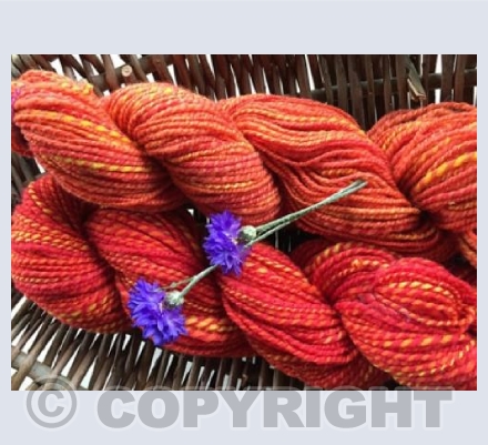 Orange yarn