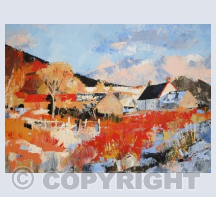 Murlaggan Crofting Township, Winter
