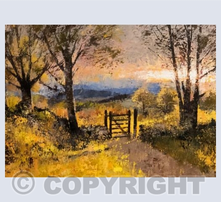 Winter Sunset, Rannoch