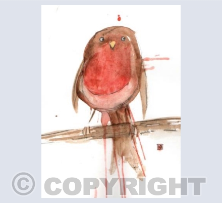 Robin on a branch
