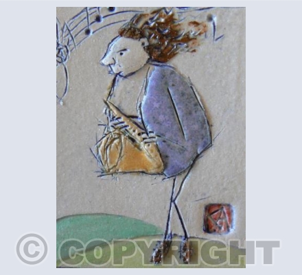 Playing my saxophone