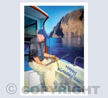 Dad Fishing HB