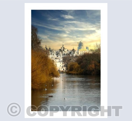 Sunset in St James Park