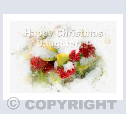 Snow and Berries Daughter 