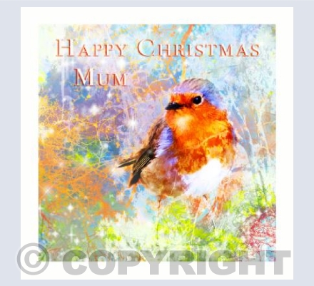 Robin Christmas Mum