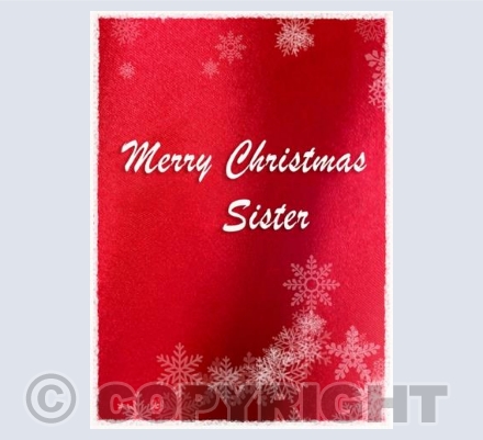 Merry Christmas Sister
